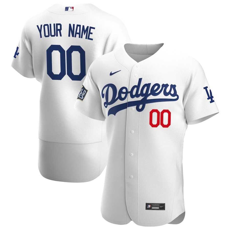 Los Angeles Dodgers Customized Nike White Home 2020 World Series Bound Player MLB Jersey,We sell and wholesale Los Angeles Dodgers Customized Nike White Home 2020 World Series Bound Player MLB Jersey on line form chian!